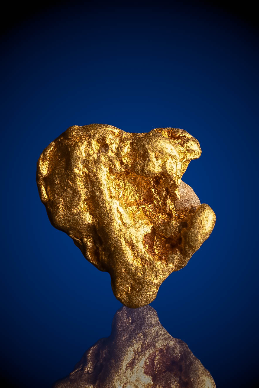 (image for) Brilliant, Chunky Natural Gold Nugget - Australia - 1.62 grams
